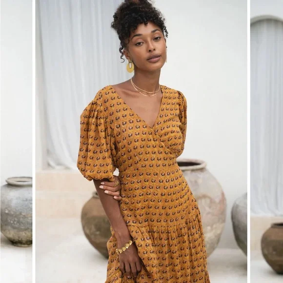 Daughters of India | Dresses | Daughters Of India Zuri Wrap Dress